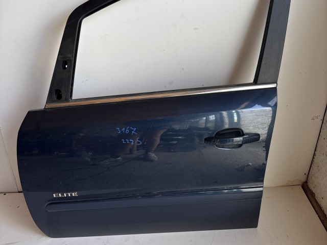 12688 Opel Zafira B Bal Első Ajtó sötétkék