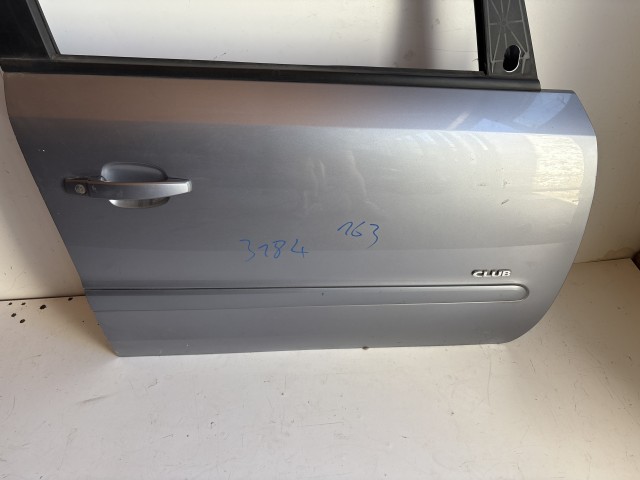 13695 Opel Zafira B Jobb első Ajtó Szürkéskék Z163