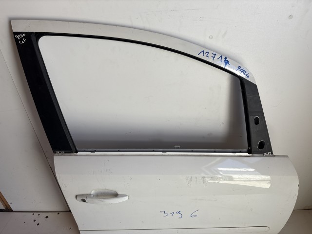 12714 Opel Zafira B Jobb első Ajtó Fehér y474