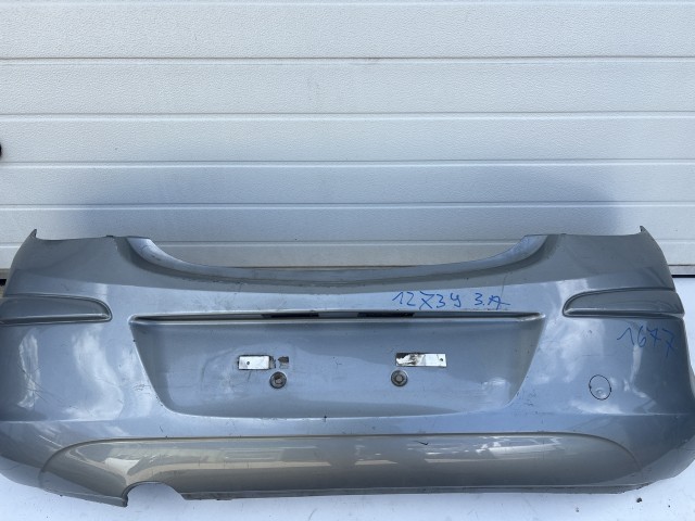 12739 Opel Corsa D Hátsó Lökhárító Szürke 3 ajtós