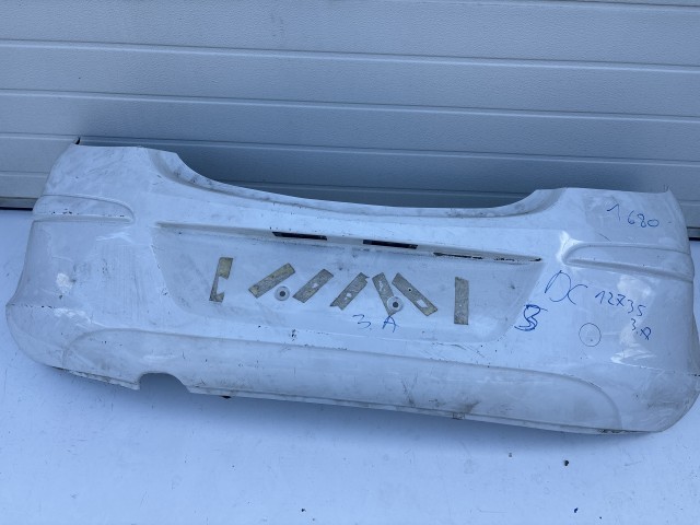 12735 Opel Corsa D Hátsó Lökhárító Fehér 3 ajtós