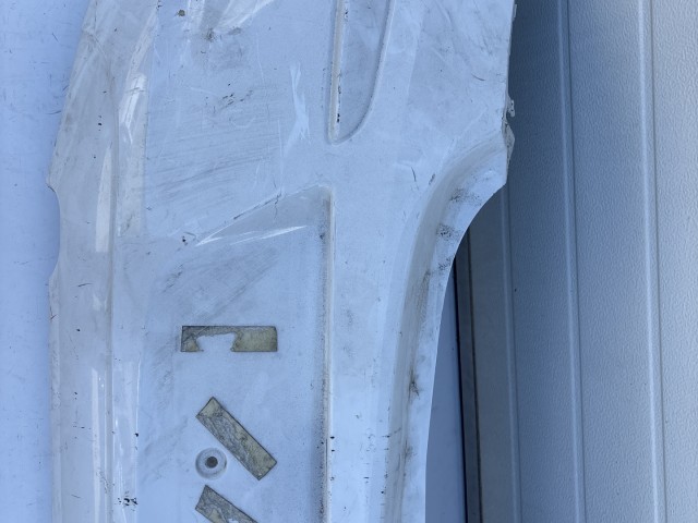 12735 Opel Corsa D Hátsó Lökhárító Fehér 3 ajtós