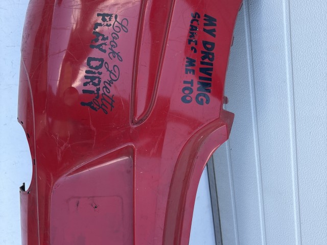 12734 Opel Corsa D Hátsó Lökhárító Piros 3 ajtós