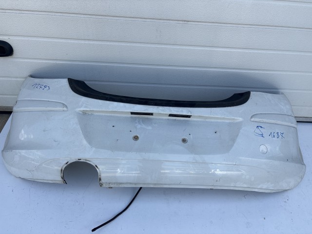 12743 Opel Corsa D Hátsó Lökhárító Fehér 5 ajtós