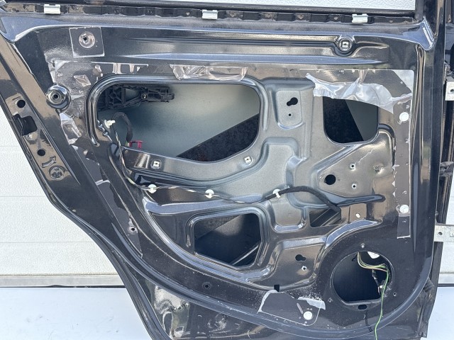 12761 Opel Corsa D Bal hátsó Ajtó Fekete Z22c