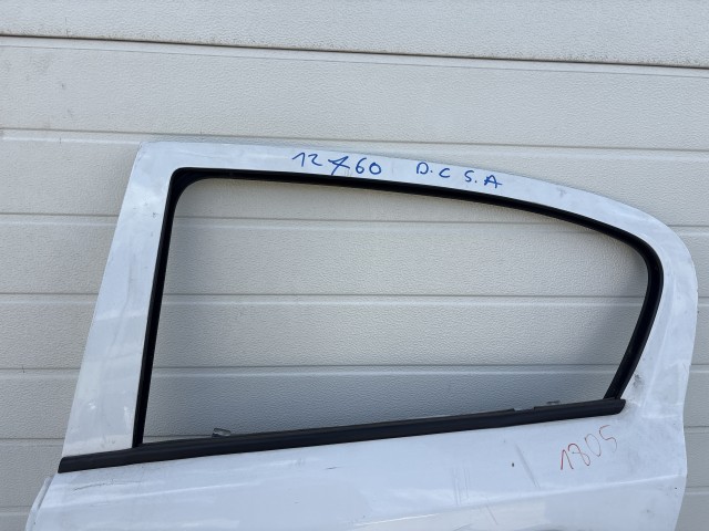12760 Opel Corsa D Bal hátsó Ajtó Fehér