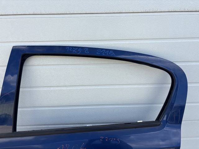 12758 Opel Corsa D Bal hátsó Ajtó Kék Z21b