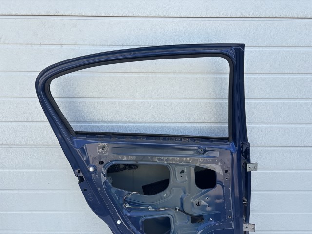 12757 Opel Corsa D Bal hátsó Ajtó Kék Z21b