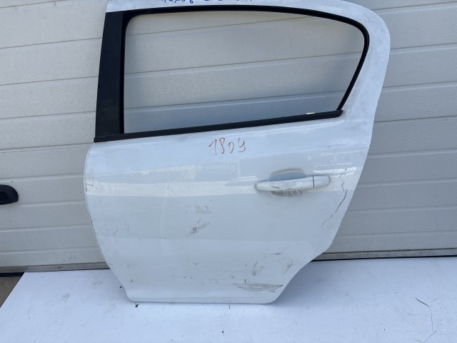 12756 Opel Corsa D  Bal hátsó Ajtó Fehér
