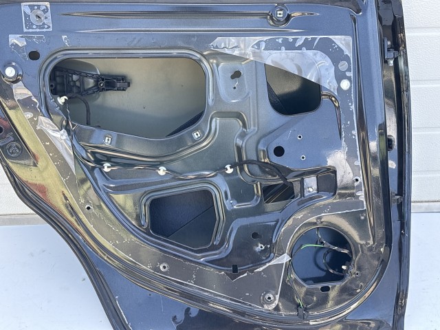 12755 Opel Corsa D Bal Hátsó Ajtó Fekete Z22c
