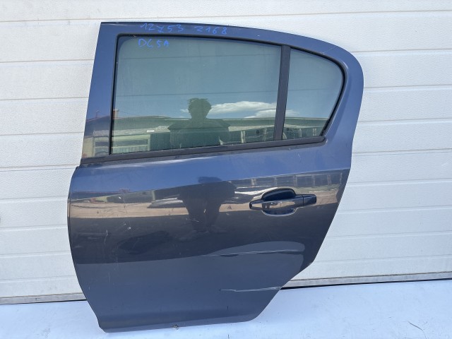12753 Opel Corsa D Bal Ajtó Használt Fekete Z168
