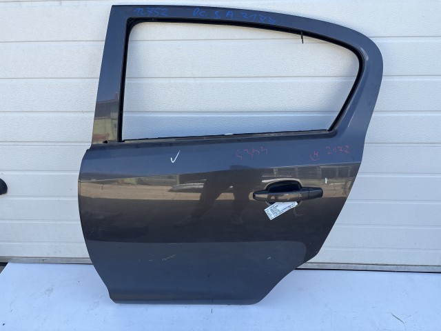 12752 Opel Corsa D Bal hátsó Ajtó Z177