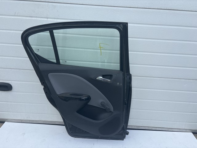 12765 Opel Corsa E Bal hátsó Ajtó Fekete Y22c