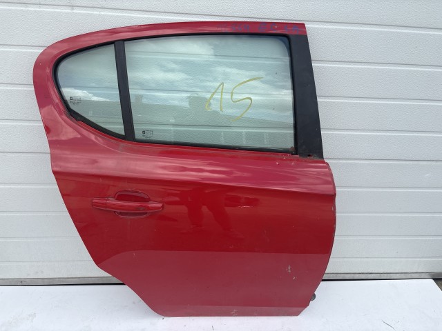 12864 Opel Corsa E Jobb hátsó Ajtó Piros