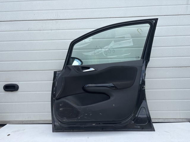 12770 Opel Corsa E Jobb első Ajtó Fekete Y22c