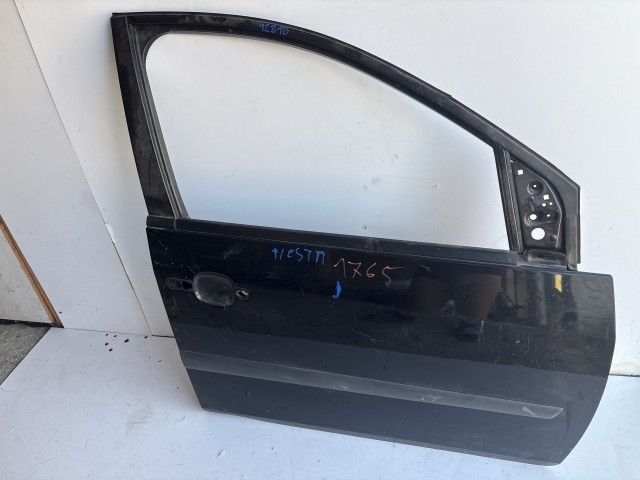 12810 Ford Fiesta v Jobb első 2004-2008 Ajtó Fekete