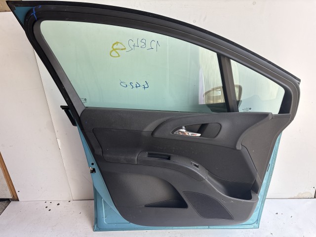 12842 Opel Meriva B Bal első Ajtó Kèk Z21z