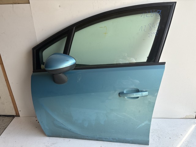 12849 Opel Meriva B  Bal első Ajtó Zöld Z21z