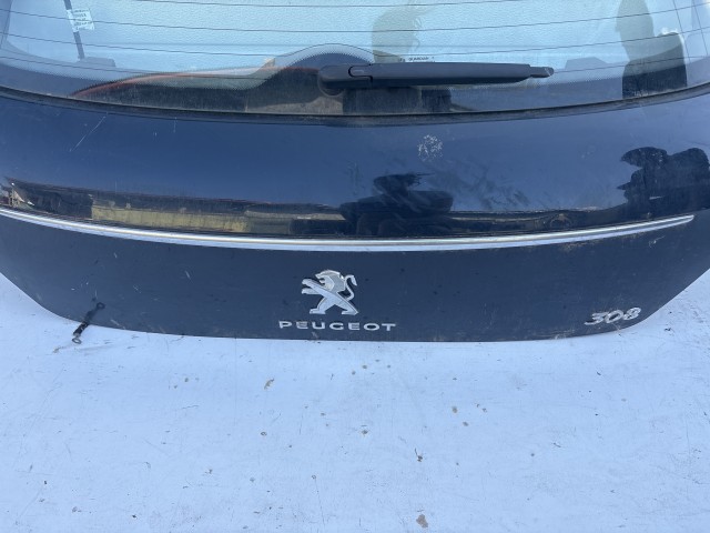 12881 Peugeot 308 Csomagtérajtó Fekete