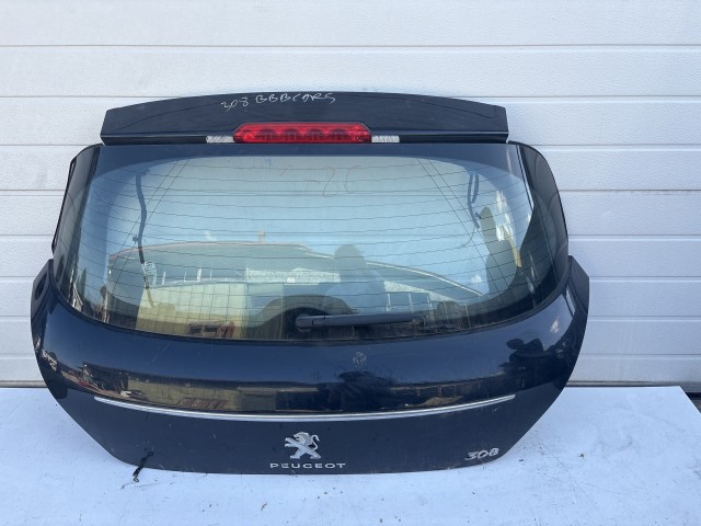 12881 Peugeot 308 Csomagtérajtó Fekete