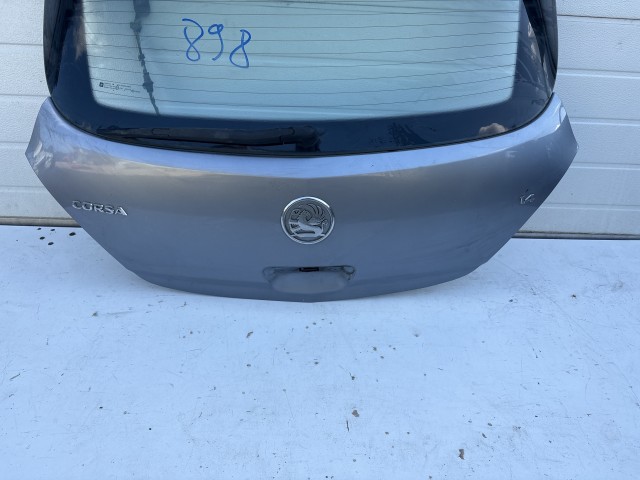 12885 Opel Corsa D Csomagtérajtó Z163 Szürke 3 ajtós