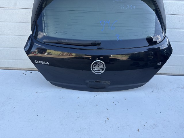 12891 Opel Corsa D Csomagtérajtó Z20r Fekete 3 ajtós
