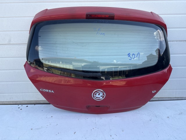 12889 Opel Corsa D Csomagtérajtó Piros 5 ajtós