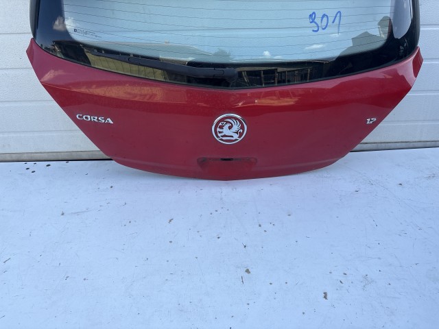 12889 Opel Corsa D Csomagtérajtó Piros 5 ajtós