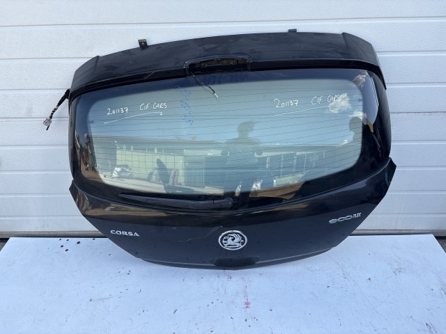 13898 Opel Corsa D Csomagtérajtó Z22c Fekete 5 ajtós