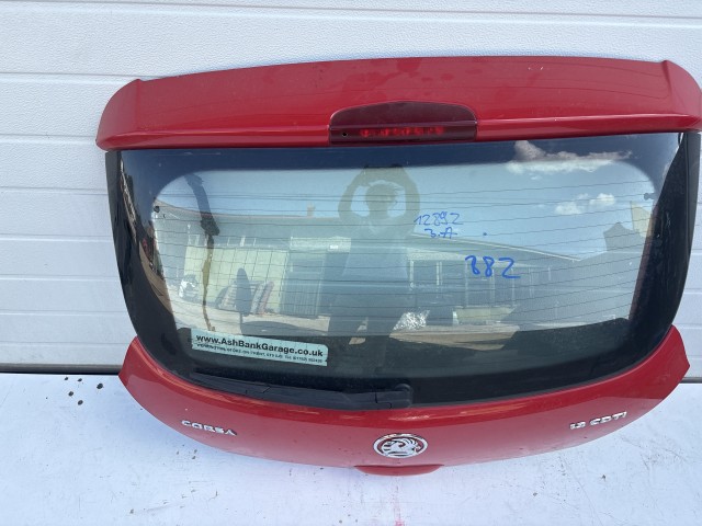 12899 Opel Corsa D Csomagtérajtó Piros 3 ajtós