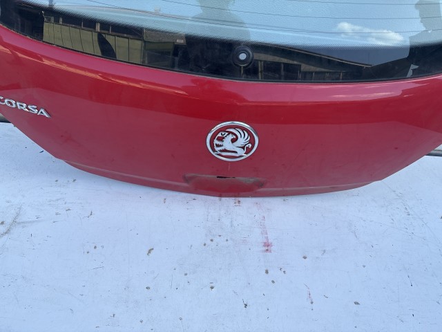 12900 Opel Corsa D 3 ajtós Csomagtérajtó Piros