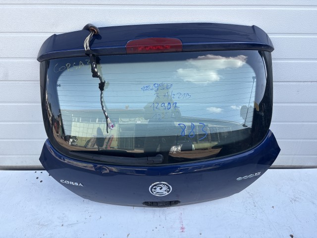 12902 Opel Corsa D 3 ajtós Csomagtérajtó Z21b Kék