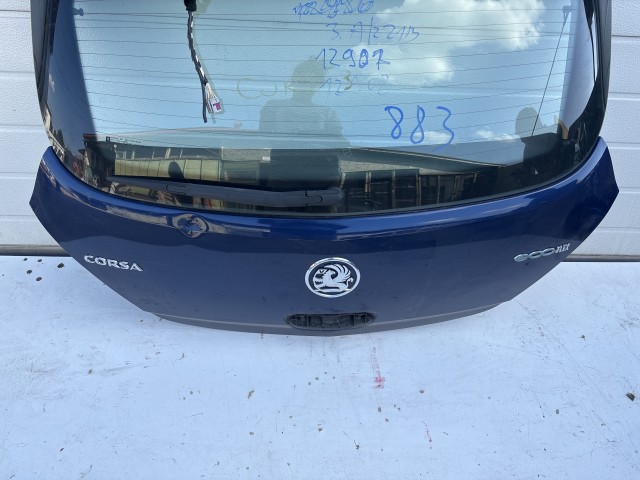 12902 Opel Corsa D 3 ajtós Csomagtérajtó Z21b Kék