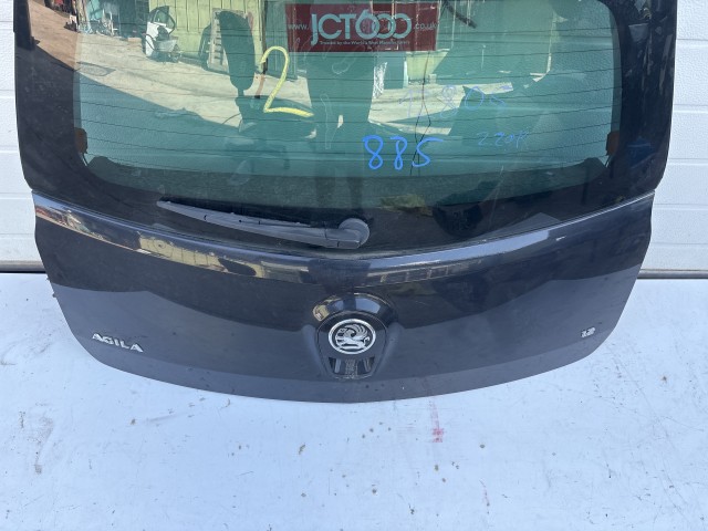12905 Opel Agila B 2008-2014 Csomagtérajtó Z20r Fekete