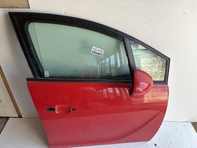 12928 Opel Meriva B Jobb első Ajtó Piros