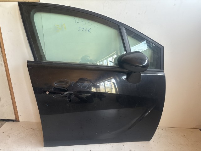 12933 Opel Meriva B Jobb első Ajtó Fekete Z20R