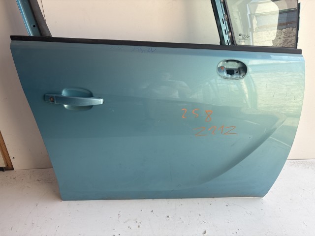 12936 Opel Meriva B Jobb első Ajtó Zöld Z21Z