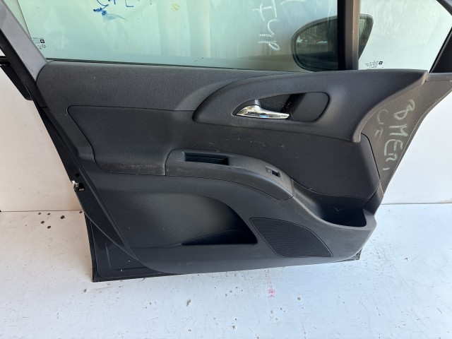 12942 Opel Meriva B Bal első Ajtó Fekete Z20r