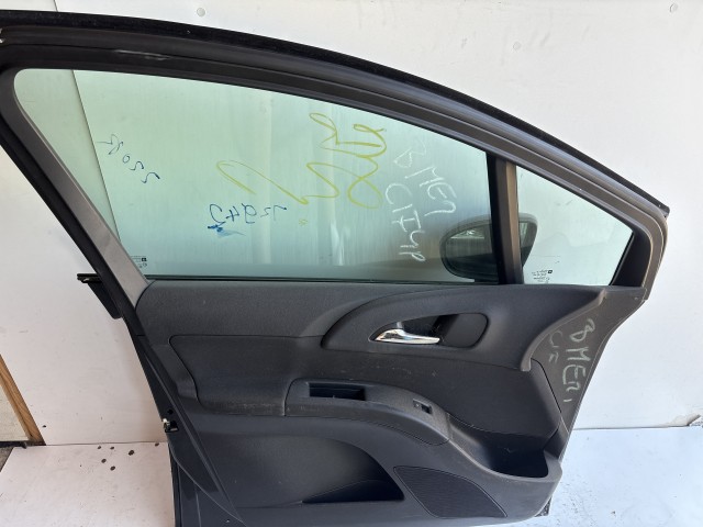 12942 Opel Meriva B Bal első Ajtó Fekete Z20r