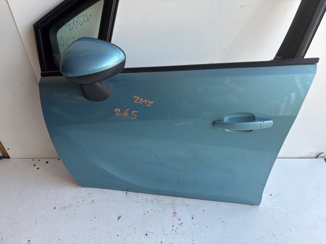 12943 Opel Meriva B Bal első  Ajtó Kék Z21z