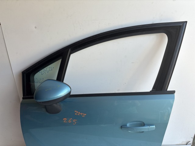 12943 Opel Meriva B Bal első  Ajtó Kék Z21z