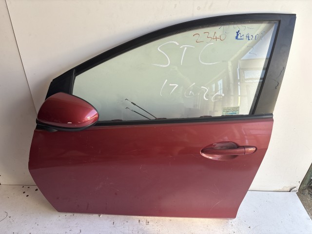 12954 Mazda 2 Bal első  Ajtó Piros 
