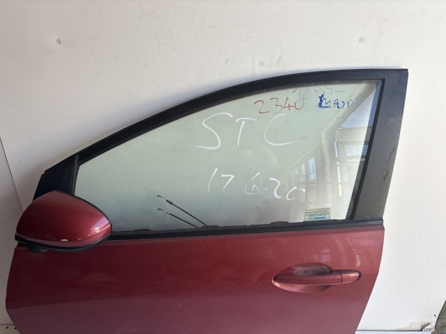 12954 Mazda 2 Bal első  Ajtó Piros 