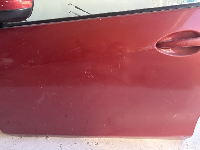12954 Mazda 2 Bal első  Ajtó Piros 