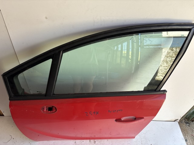 12958 Opel Meriva B Bal első Ajtó Piros festett
