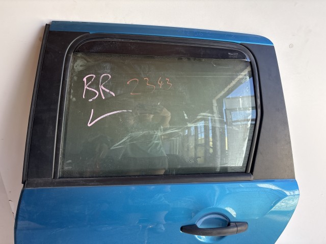 12962 Citroen C3 Picasso  2009-2017 Bal hátsó Ajtó Használt Türkiz zöld