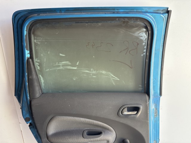 12962 Citroen C3 Picasso  2009-2017 Bal hátsó Ajtó Használt Türkiz zöld
