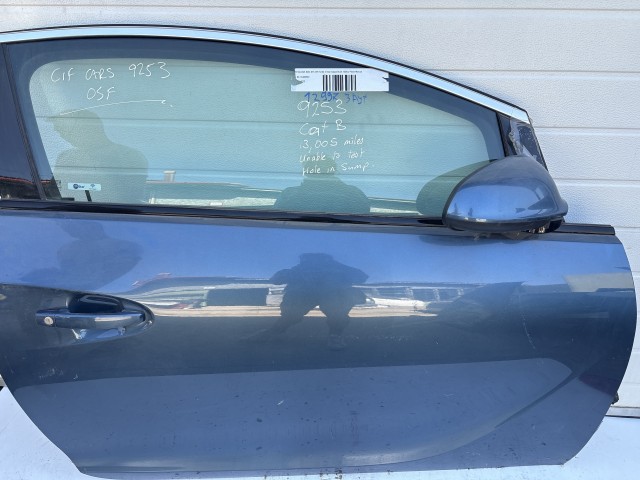 12997 Opel Astra J Jobb első Ajtó Kék 3 ajtós GTC