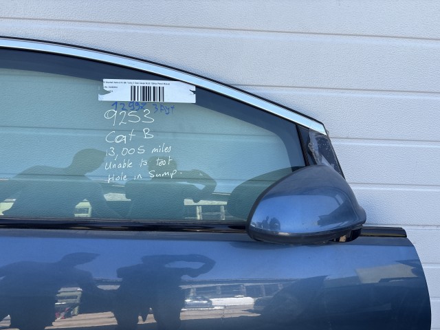 12997 Opel Astra J Jobb első Ajtó Kék 3 ajtós GTC