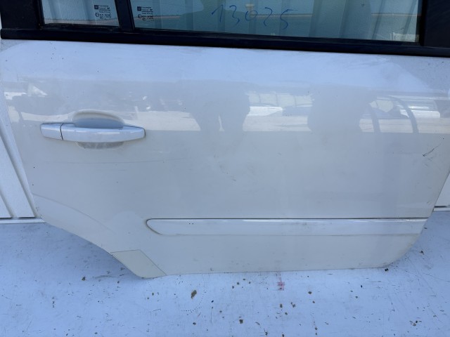 13025 Opel Zafira B Jobb hátsó Ajtó Fehér